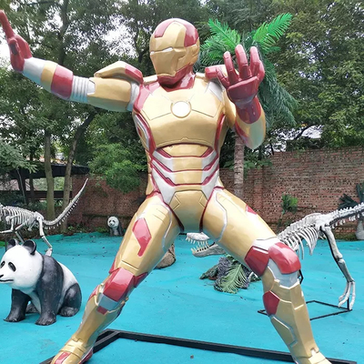 Wodoodporne niestandardowe produkty z włókna szklanego Żywica Marvel Iron Man Statue