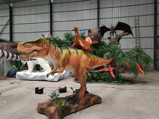 CE RoHs Realistyczny Animatroniczny Dinozaur, naturalnie wyglądający Model Dinozaur Wysoka trwałość