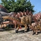 Wodoodporne rzeźby dinozaurów o naturalnej wielkości na świeżym powietrzu do parku trampolin