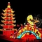 Party Chinese Festival Lantern Wodoodporna tradycyjna chińska latarnia