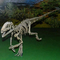 Realistyczna replika szkieletu dinozaura / replika świata jurajskiego do użytku w pomieszczeniach