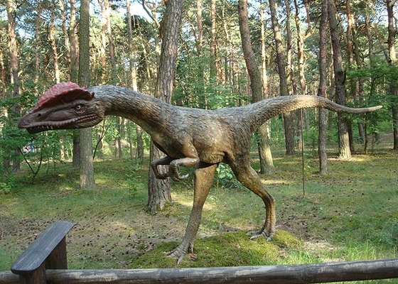 Wodoodporna statua dinozaura naturalnej wielkości dla centrum handlowego Jurassic Theme Park