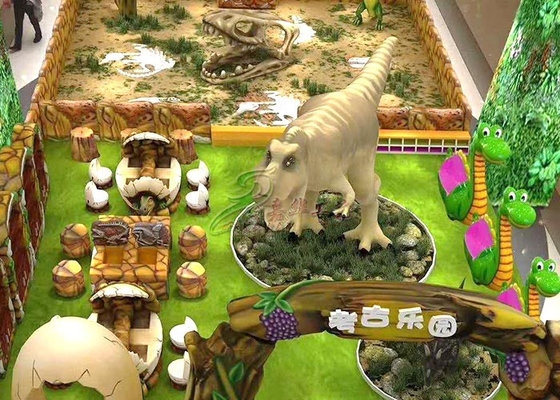 Sztuczny motyw dinozaura 2D 3D dla centrum handlowego w parku rozrywki