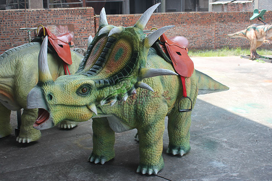 Kiddie Walking Dinosaur Rides, Realistic Animatronic Dinosaur Toy Car