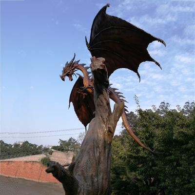 kupować Adventure Park 3D niestandardowe posągi dinozaurów z włókna szklanego Western Dragon online manufacture
