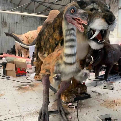 Realistyczny realistyczny animatroniczny park rozrywki dinozaurów Limusaurus Model