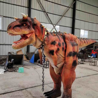 Carnotaurus realistyczny kostium dinozaura dla dorosłych w wieku sterowanie ręczne dla wydajności