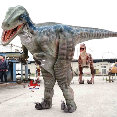 Animatronic realistyczny kostium dinozaura/kostium Raptor dla dorosłych na zewnątrz