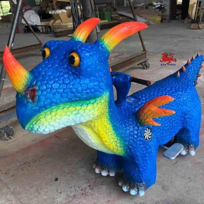 Zarabianie pieniędzy Animatroniczne przejażdżki, realistyczna jazda Dino z żywym ryczącym dźwiękiem