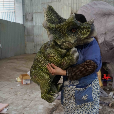 kupować Lekka miękka realistyczna pacynka, pacynka Triceratops online manufacture