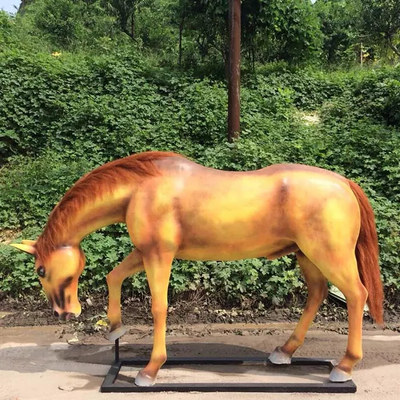 kupować Statua krowy z włókna szklanego Life Size Rzeźby zwierząt z włókna szklanego online manufacture