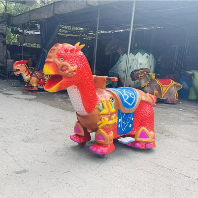 kupować Kontrola monet Walking Dinosaur Rides, Animatronic Dino Ride On online manufacture