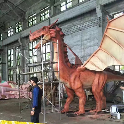 Mechaniczne animatroniczne smoki Wodoodporny dinozaur z parku rozrywki