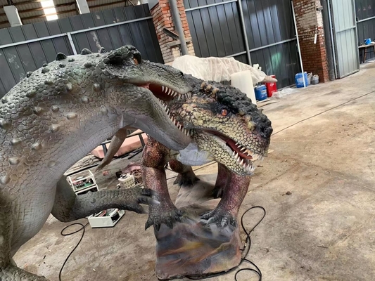 Dinozaur Park Dinozaur Animatronics Dilophosaurus Robot Model dinozaura 3D