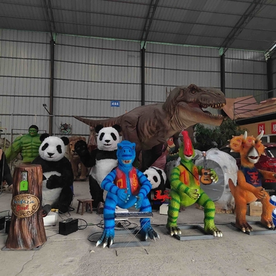 Dynamiczny realistyczny model animowany dinozaurów
