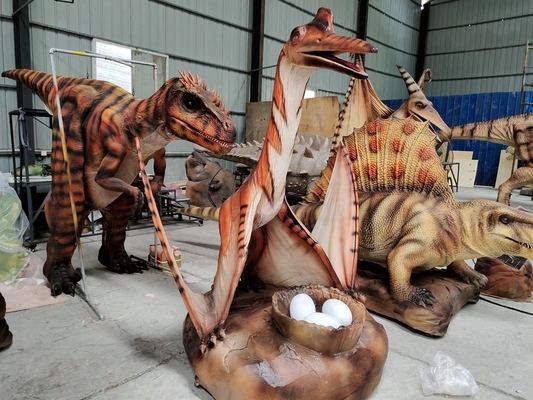 kupować Selfie Point Quetzalcoatlus Realistyczny Animatroniczny Dinozaur Z Jajkami Infraczerwony Czujnik Uruchomienie online manufacture