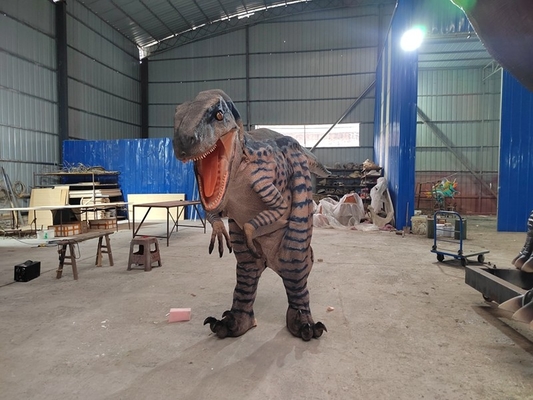 Życiowy dorosły prawdziwy kostium dinozaura Jura Świat Realistyczny chodzący kostium dinozaura
