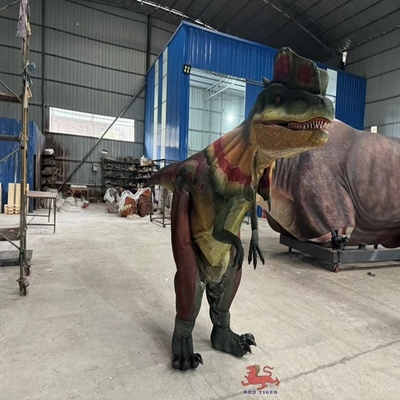 Kostym Dilophosaurus z ruchomą koroną Animatroniczne dinozaury