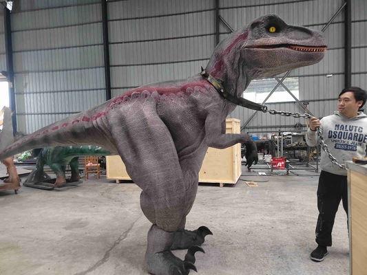 kupować Żywy rozmiar Czerwony pasujący kostium Raptor Efekty dymu online manufacture