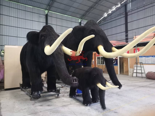 Dzieci Rzeczywiste Animatroniczne Zwierzęta Rozmiar życia Mamut Zindywidualizowany