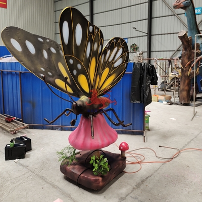 kupować Wodoszczelny park rozrywki Realistyczny Animatroniczny Motyl Insekt Model Do Działalności Biznesowych online manufacture