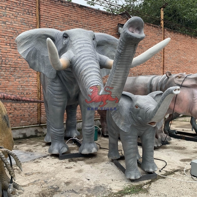 kupować Park rozrywki realistyczne Animatroniczne Zwierzęta Życiowy rozmiar Słonie online manufacture
