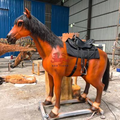 kupować Kids Playground Animatronic Horse Ride For Theme Park Attractions online manufacture