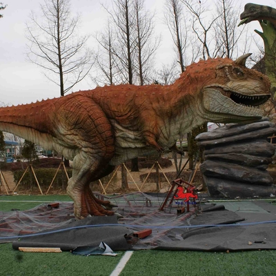 Good price Wyposażenie parku rozrywki Realistyczny animatroniczny model dinozaura Carnotaurus Statue w Internecie