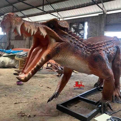Good price Naturalnej wielkości realistyczne modele dinozaurów odkryty krokodyl statua sprzęt do parku rozrywki w Internecie