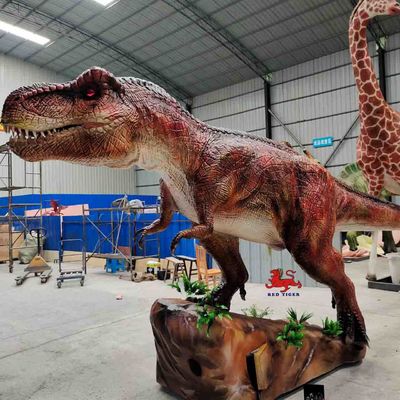 Dobra cena. Dostosowany Rozmiar Ręcznie Robiony Realistyczny Model Animatycznego Dinozaura Tyranozaura z Ekologicznymi Materiałami i Sterowaniem Czujnikiem Podczerwieni w Internecie