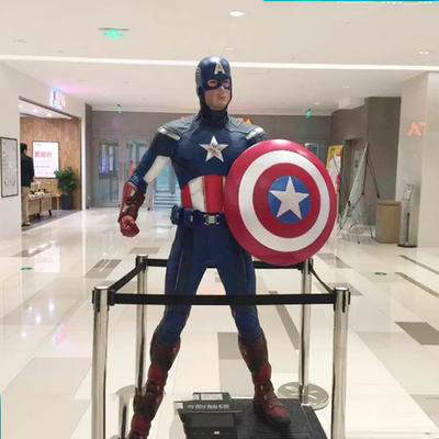 Dobra cena. Figurka z żywicy Marvel statua zewnętrzna rzeźba kapitana ameryki w Internecie