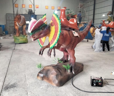 Elektryczna jazda na monety na dinozaurze do centrum handlowego i parku rozrywki