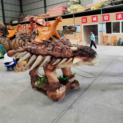 Good price Elektryczna jazda na animowanym dinozaurze do jazdy Animatronic Ankylosaurus Model skutera w Internecie