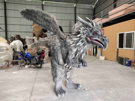 Good price Efekty oświetleniowe Animatroniczny kostium smoka z piórem i skrzydłami w Internecie