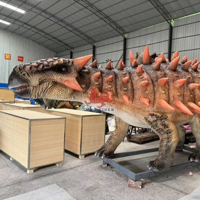 Animowany realistyczny Animatroniczny dinozaur Ankylosaurus Dinosaury