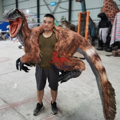 Place zabaw Dinozaur Kukiełka na ramię Dzieci Wiek Deinonychus Kukiełka