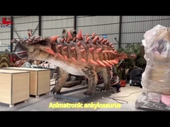 Animowany realistyczny Animatroniczny dinozaur Ankylosaurus Dinosaury